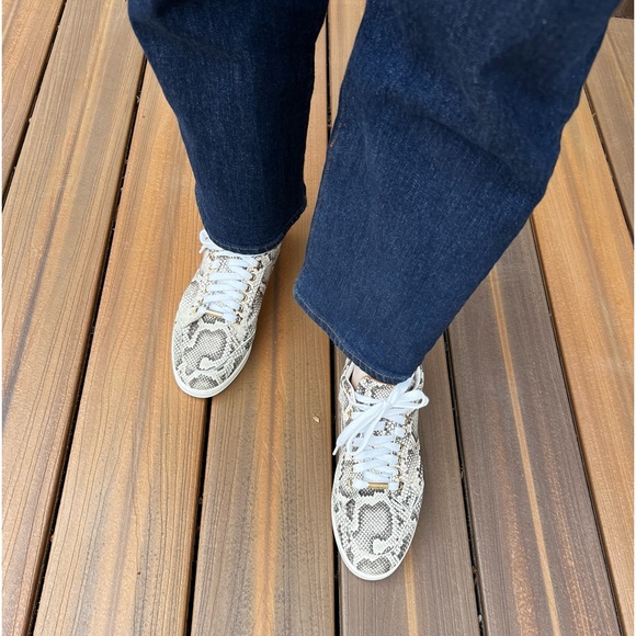 Jimmy Choo Snakeskin Print Sneakers size EU 37 - Picture 2 of 15